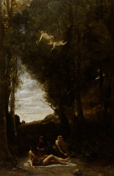 Der heilige Sebastian von heiligen Frauen gepflegt von Jean Baptiste Camille Corot